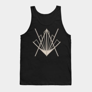 Art Deco Fan (Mint) Tank Top